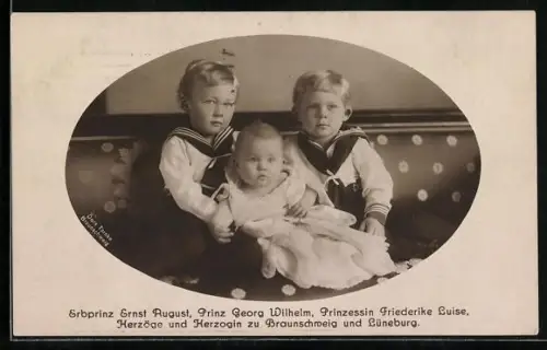 AK Erbprinz Ernst August, Prinz Georg Wilhelm, Prinzessin Friederike Luise, Herzog & Herzögin zu Braunschweig & Lüneburg