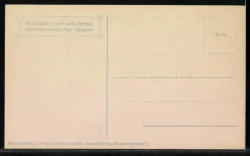 AK Herzog und Herzogin von Braunschweig mit ihren beiden Söhnen