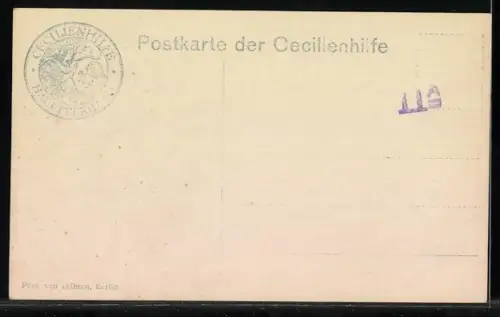 AK Prinzessin Alexandrine als kleines Baby