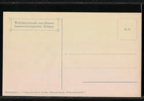 AK Herzog und Herzogin von Braunschweig mit ihren beiden Söhnen