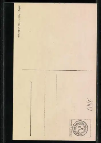 AK Prof. Franz v. Defregger zu seinem fünfundsiebzigsten Geburtstage