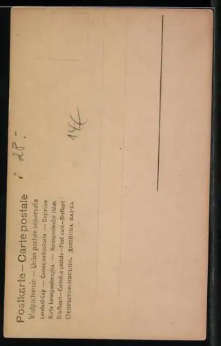 AK Alphonse Daudet, Portrait des Autors