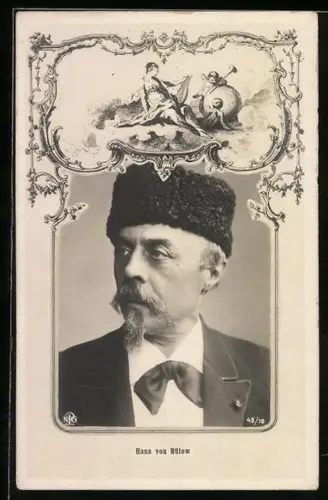 AK Portrait des Musikers Hans von Bülow