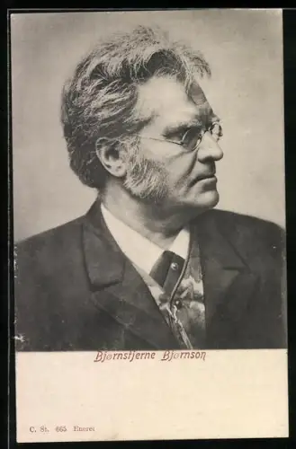 AK Portrait des Dichters Bjornstjerne Bjornson