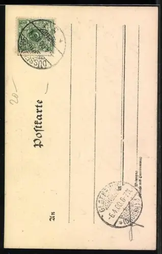 AK Portrait des Dichters Emile Zola