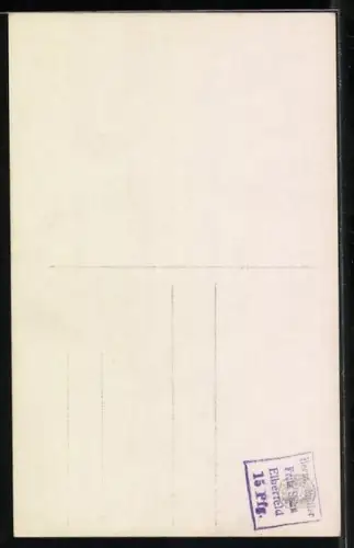 AK Prinzessin Eitel Friedrich von Preussen im bestickten Kleid auf einem Stuhl sitzend