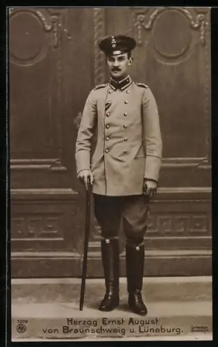 AK Ernst August Herzog von Braunschweig und Lüneburg in Uniform