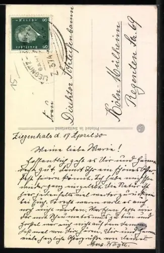 Künstler-AK A.Haller: Schöne rote Blumen