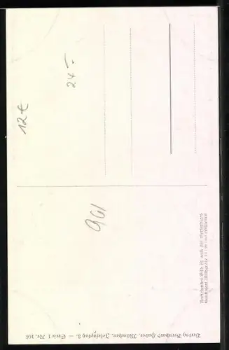 Künstler-AK Hans Huber-Sulzemoos: Kleines Mädchen mit einem Lämmchen