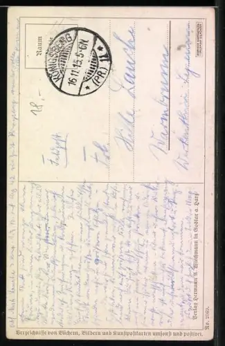 Künstler-AK Adalbert Holzer: Teure Heimat sei mir gegrüsst