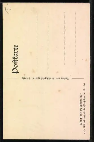 AK Der Tod und der Landsknecht, Totentanz