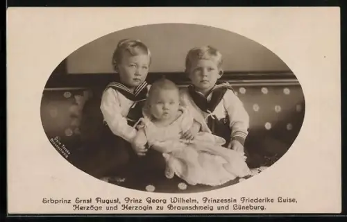 AK Erbprinz Ernst August, Prinz Georg Wilhelm, Prinzessin Friederike Luise, Herzog & Herzögin zu Braunschweig & Lüneburg
