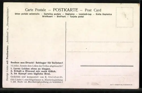 AK Das Bergmannskind, Volkslied