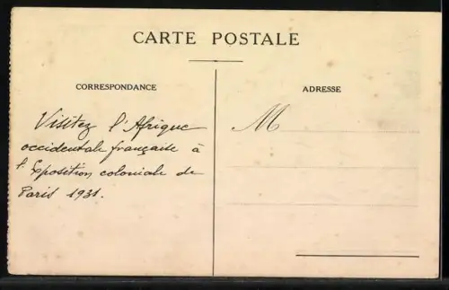 AK Haute-Volta, Village Indigène, nackte Afrikanerin