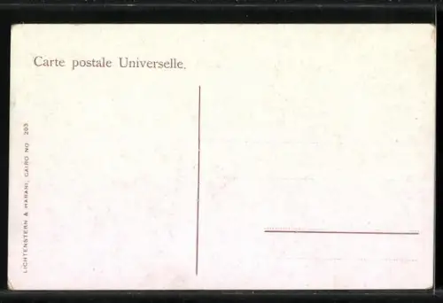 AK Arabische Familie mit Kamel