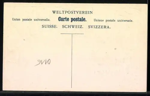 Lithographie Die verschiedenen Briefmarken der Schweiz, Adler, Pferdekutsche
