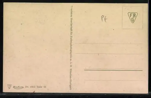 AK Bauern häufen Heu auf ein Kuhgespann