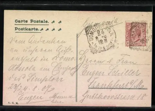 AK Vittorio Emanuele von Italien, Presidente L. Furrer