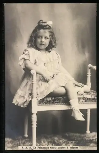 AK La Princesse Marie Louise d`Orleans