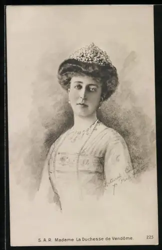 Künstler-AK Madame la Duchesse de Vendôme
