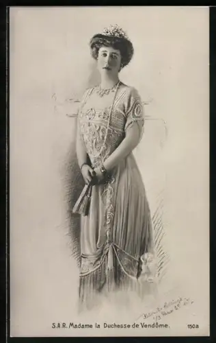 AK Adel von Belgien, S. A. R. Madame la Duchesse de Vendome
