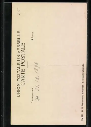 AK la Princesse Marie Louise d`Orléans, Portrait mit Hochsteckfrisur und Blumen