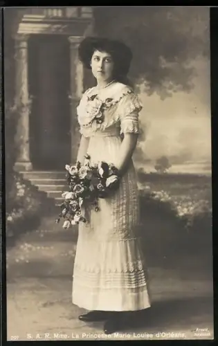 AK S. A. R. Mme La Princesse Marie Louise d`Orléans