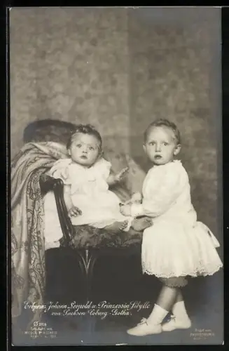 AK Erbprinz Johann Leopold und Prinzessin Sibylle von Sachsen-Coburg-Gotha