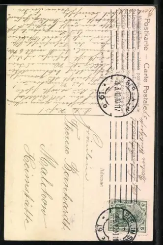 Lithographie Zwei niederländische Geschwister in ihrer Volkstracht