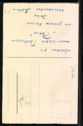 AK Zwei Kinder fahren in einem kleinen Auto, Geburtstagswünsche