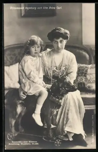 AK Adel von Schweden, Prinsessan Ingeborg och lille Prins Carl