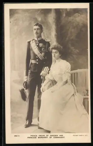 AK Prince Oscar of Sweden and Princess Margaret of Connaught