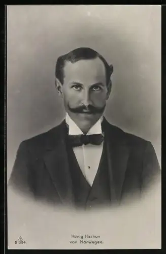 AK König Haakon von Norwegen, Portraitfoto des norwegischen Königs