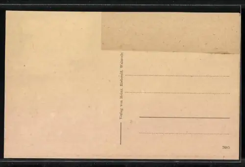 AK Walsrode, Kirche mit Denkmal