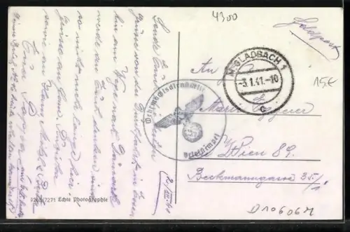 AK Essen, Fried. Krupp A.-G., Gussstahlfabrik mit Hauptverwaltungsgebäude