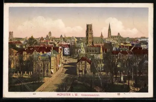 AK Münster i. W., Gesamtansicht