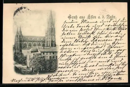 AK Essen a. d. Ruhr, Gertrudiskirche