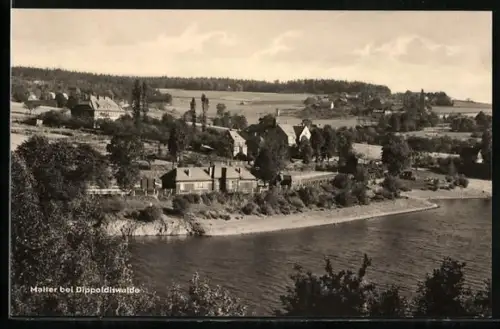 AK Malter bei Dippoldiswalde, Ortsansicht