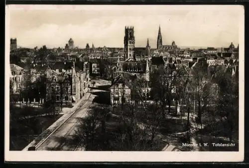 AK Münster i. W., Totalansicht