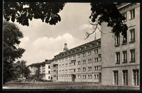 AK Zwickau /Sa., Wohnheim der Bergingenieurschule Georgius Agricola