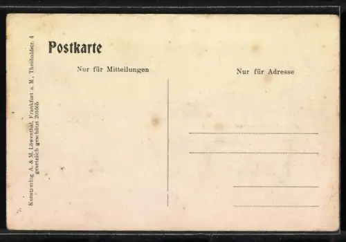 AK Walsrode /Hannover, Stadtansicht um 1850 nach einem Stahlstich