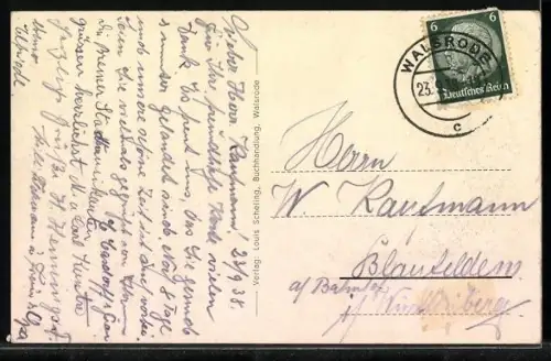 AK Walsrode, Blick auf Kloster und Kirche