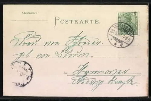 AK Walsrode, Flusslandschaft mit Boot