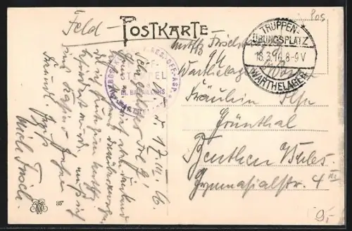 AK Warthelager, Truppenübungsplatz Warthelager, Milchhalle