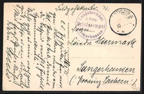 AK Kalisch / Kalisz, zerstörte Häuser nach der Sprengung