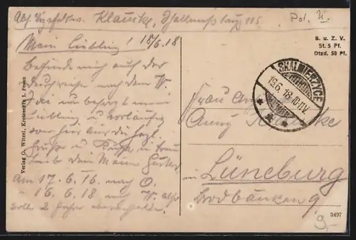 AK Kalisch / Kalisz, zerstörte Häuser