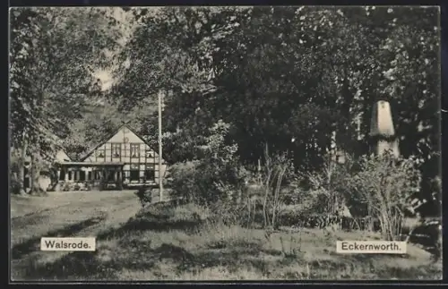 AK Walsrode, Eckernworth, am Gasthaus