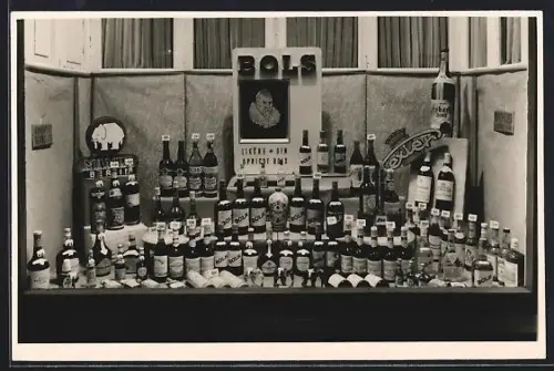 Foto-AK Walsrode, Geschäft Gemischtwaren Seedorf, Lange Strasse 9, Spirituosen von Bols