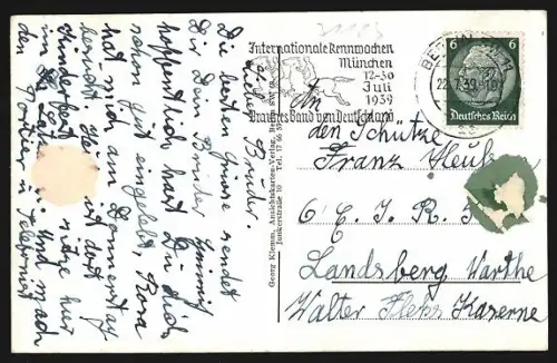 AK Berlin-Zehlendorf, Hindenburg-Lazarett mit Anlage