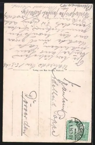 AK Walsrode, Kaffee und Konditorei A. Gohde, Innenansichten